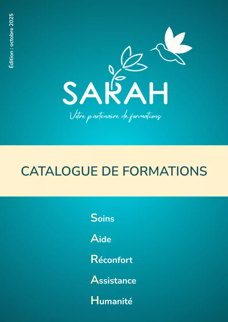 Catalogue de formations de SARAH asbl, votre partenaire de formations